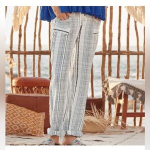 Sundance Cotton striped pants size L